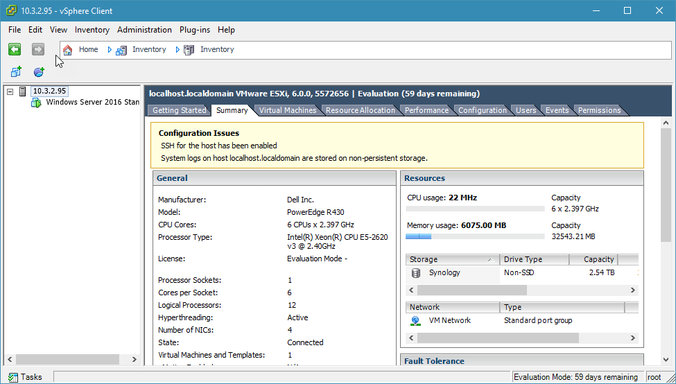 kích hoạt ssh trên esxi với vsphere desktop client - 5