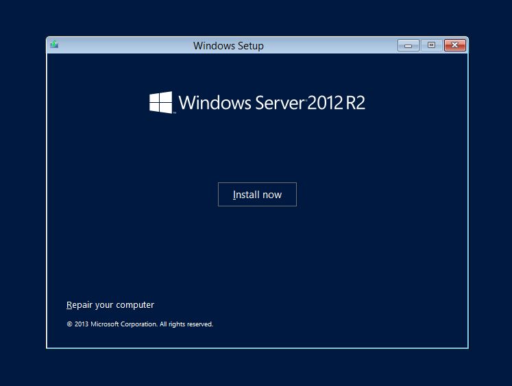 cài đặt windows server - 2