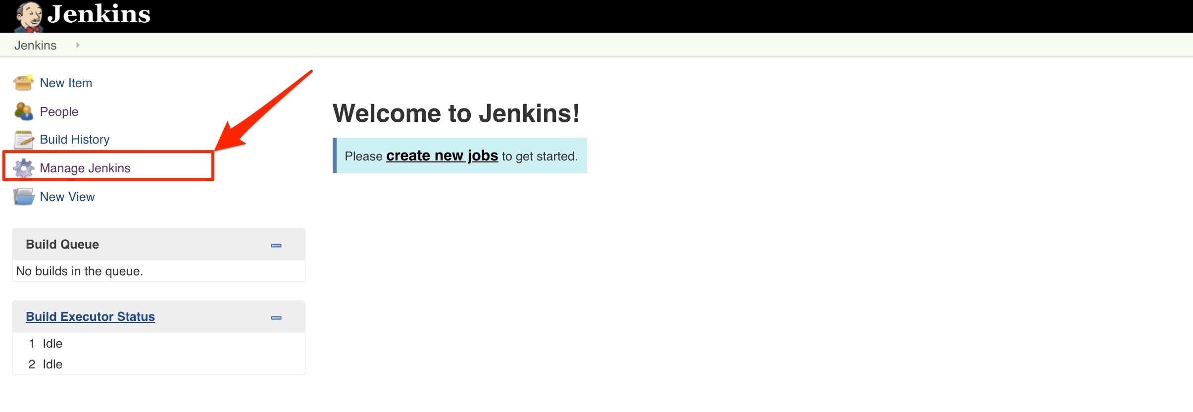 jenkins manage