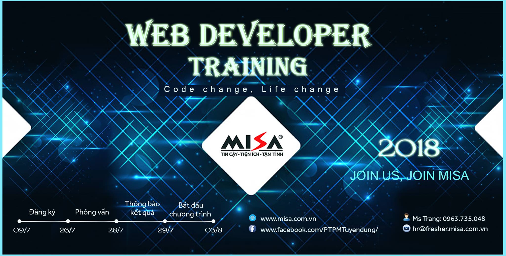 web developer training 2018