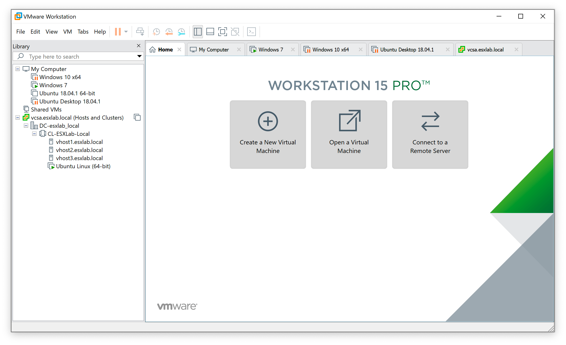 vmware workstation15 pro cập nhật giao diện